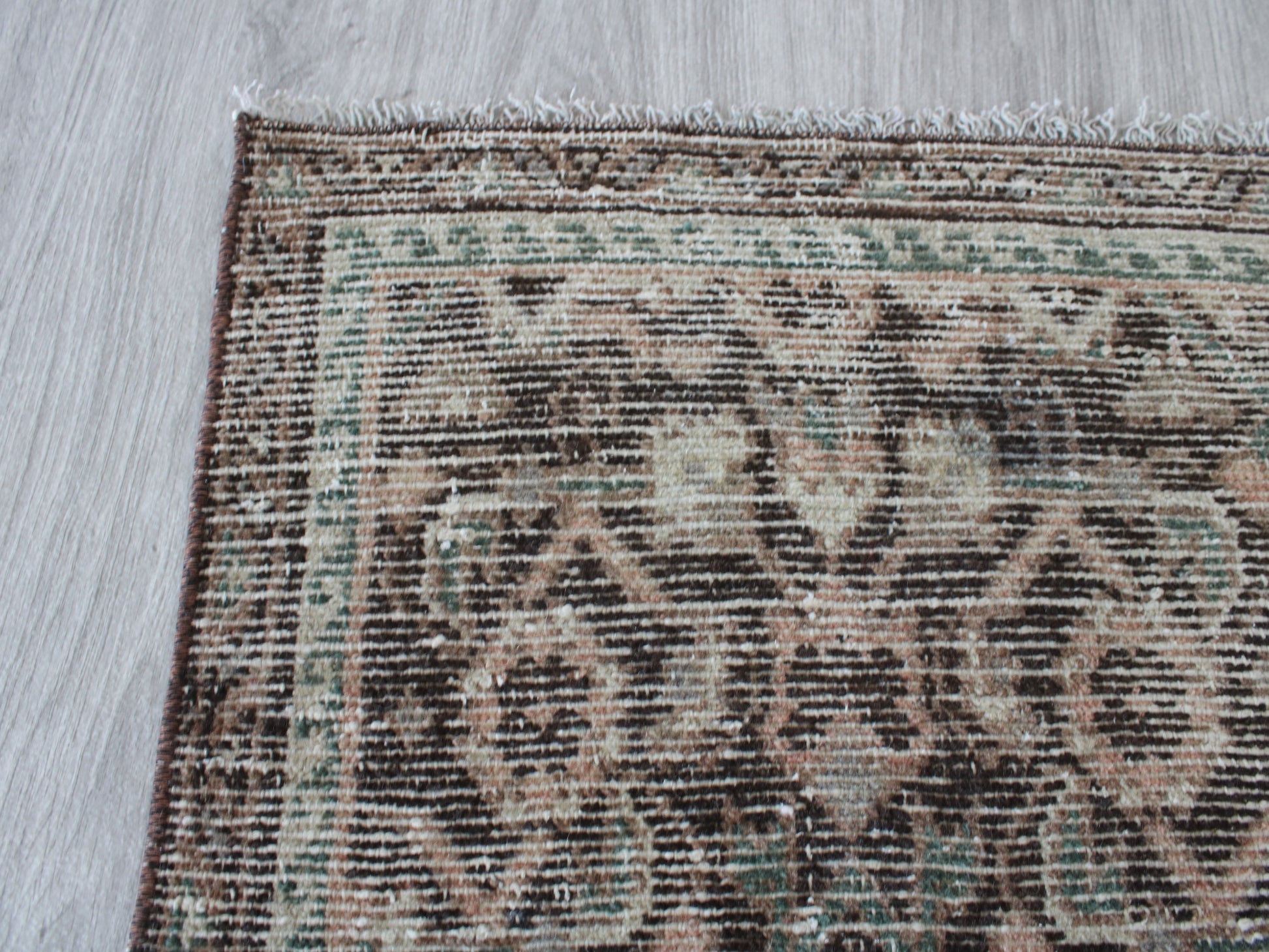 Handwoven Vintage Wool Runner