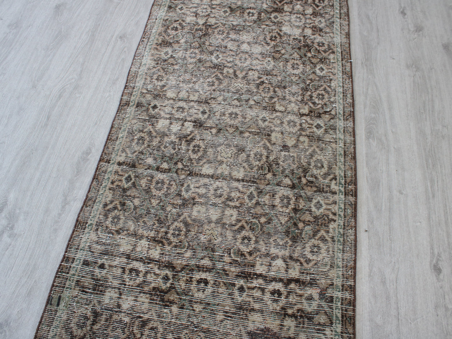 Distressed Oriental Runner Rug