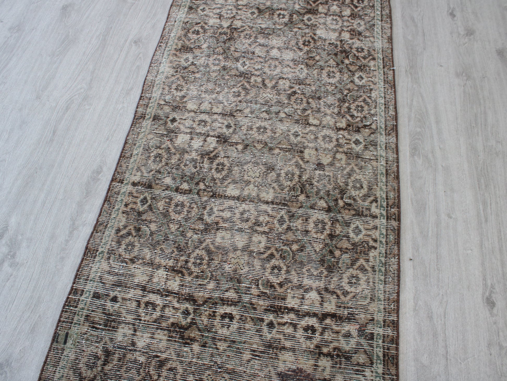 Distressed Oriental Runner Rug