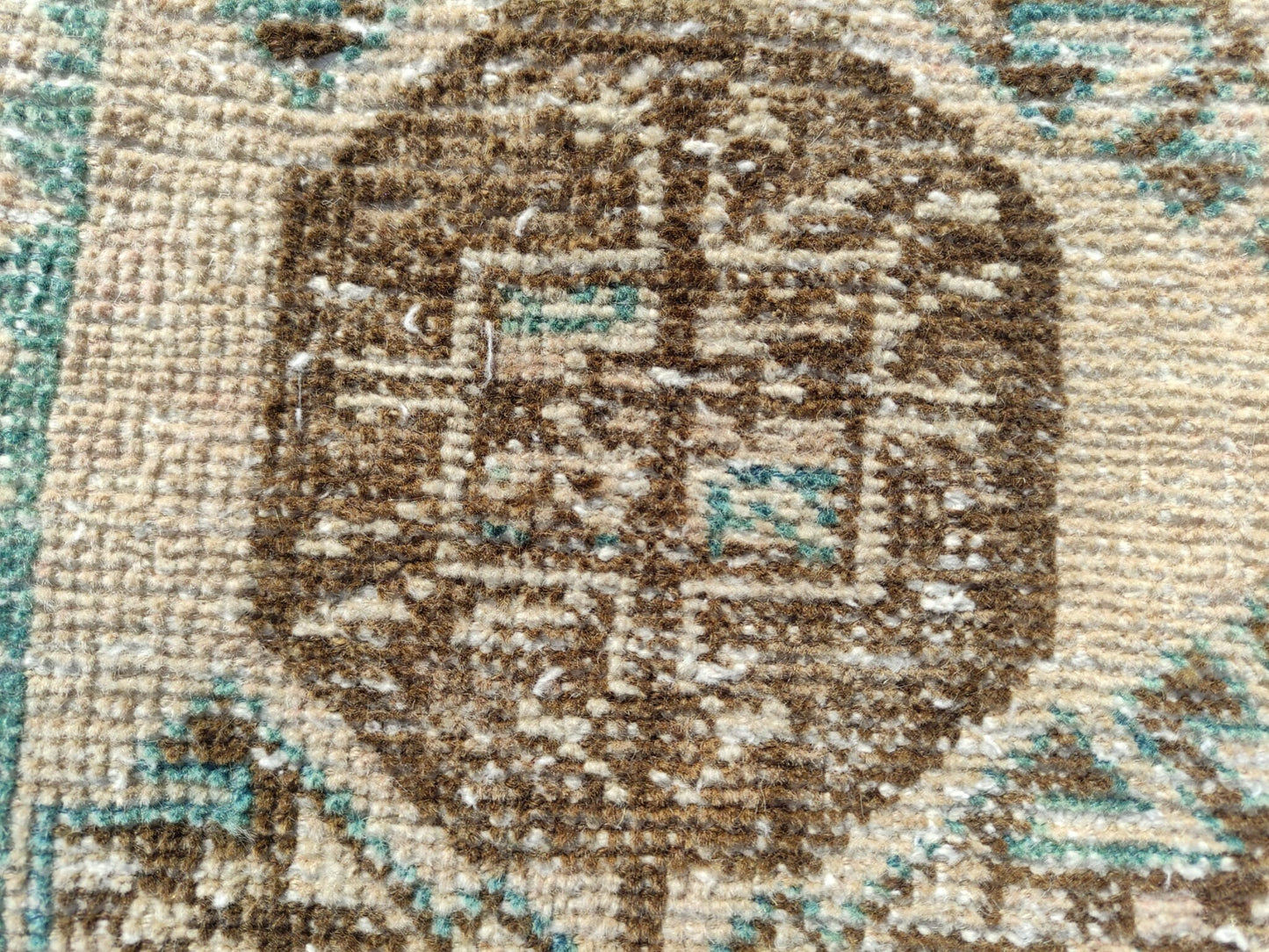 4x7 Natural Rug, Turkısh Area Rug, Boho Rug, Muted Area Rug, 4x7 Oushak Rug, 4x7 Handmade rug, 4x7 Vintage Area Rug, Oriental rug, Entry Rug