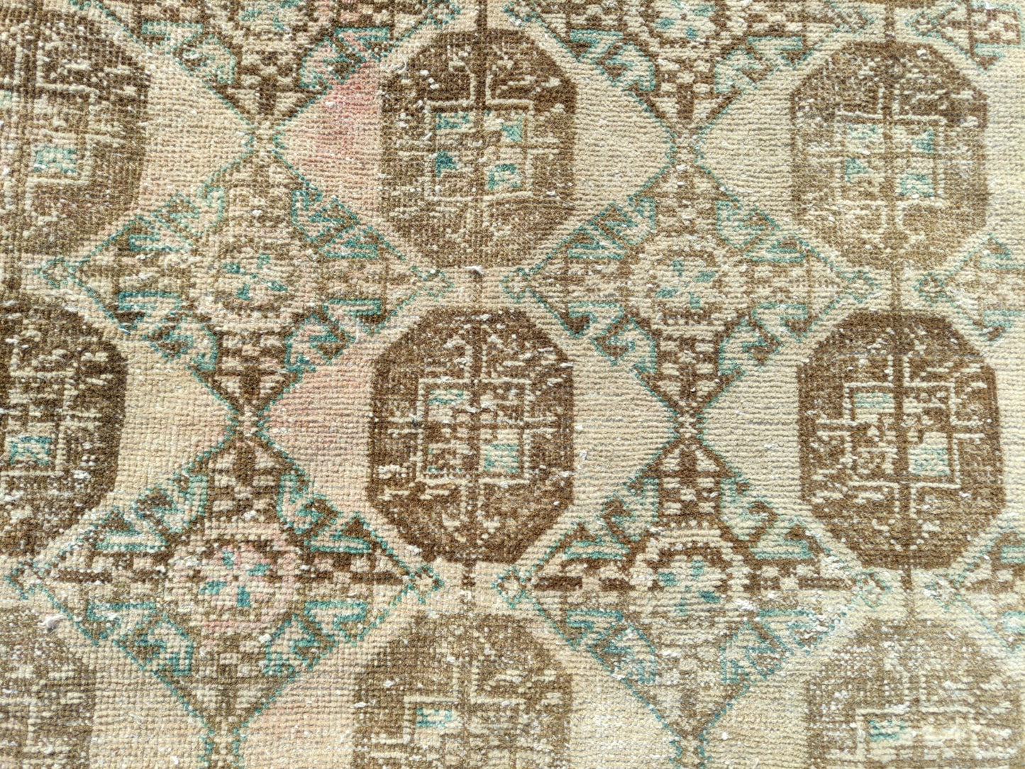4x7 Natural Rug, Turkısh Area Rug, Boho Rug, Muted Area Rug, 4x7 Oushak Rug, 4x7 Handmade rug, 4x7 Vintage Area Rug, Oriental rug, Entry Rug