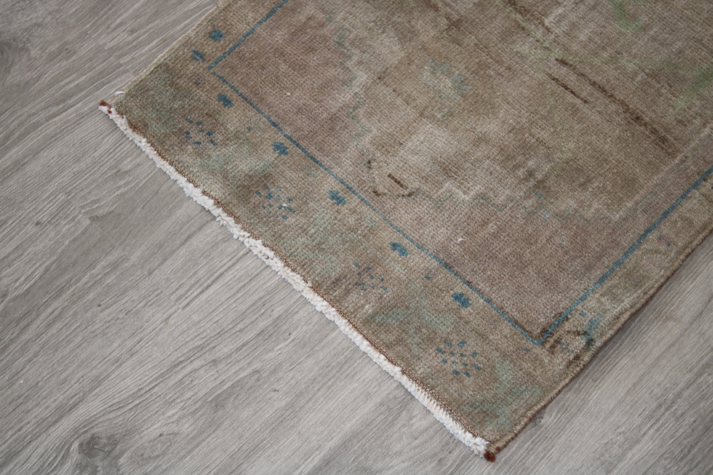 1x3 Muted Door Mat, Turkish Door Mat, Handmade Rug, Oriental Rug, Kitchen Rug, Bedroom Rug, Washable Rug, Living Room Rug, Small Area Rug