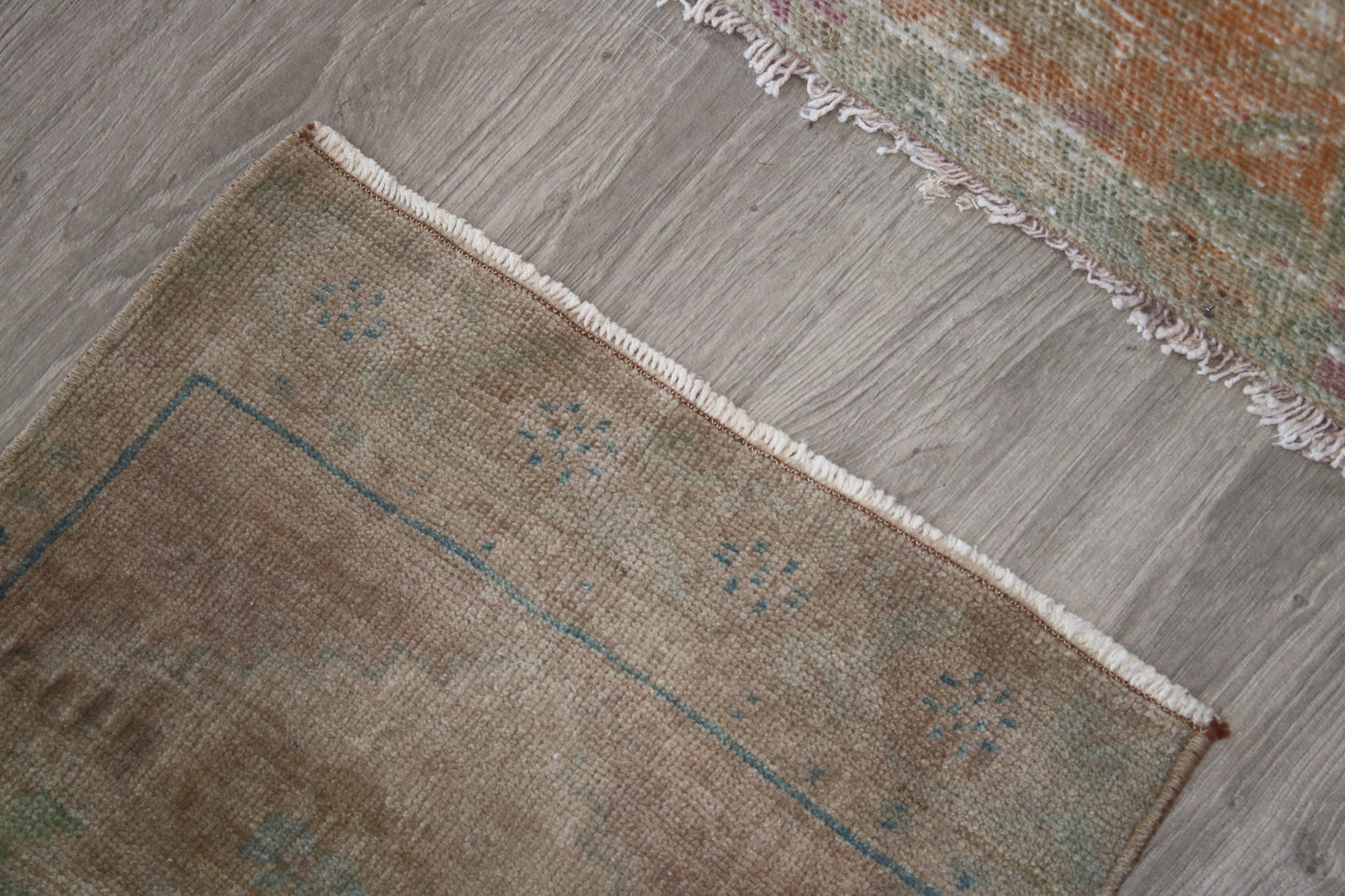 1x3 Muted Door Mat, Turkish Door Mat, Handmade Rug, Oriental Rug, Kitchen Rug, Bedroom Rug, Washable Rug, Living Room Rug, Small Area Rug