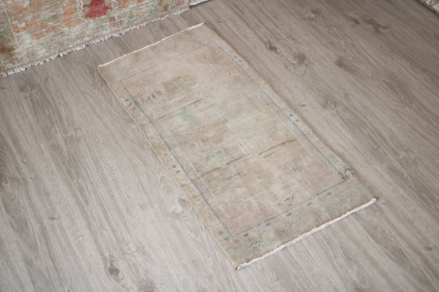 1x3 Muted Door Mat, Turkish Door Mat, Handmade Rug, Oriental Rug, Kitchen Rug, Bedroom Rug, Washable Rug, Living Room Rug, Small Area Rug