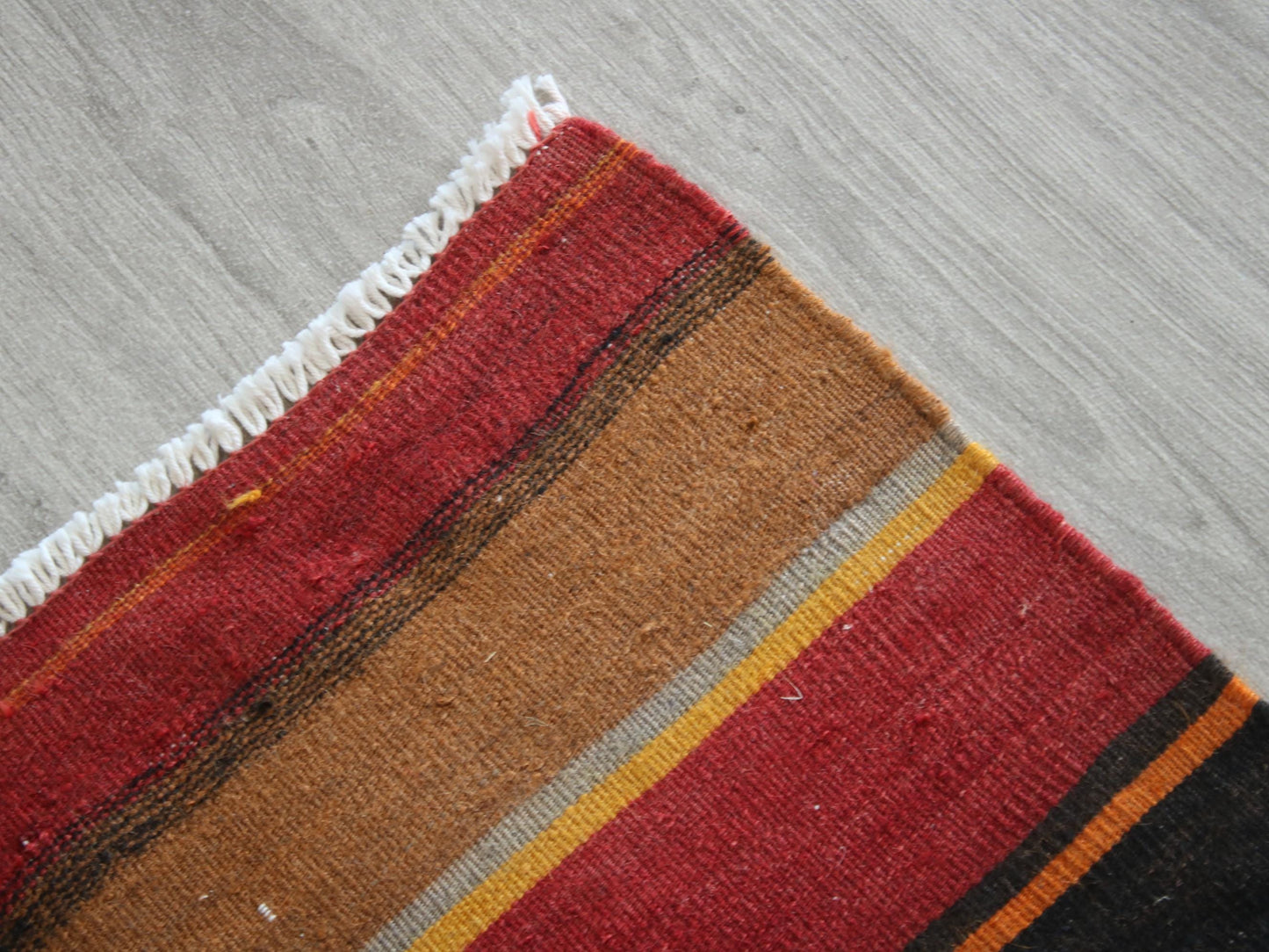 4x4 Red Kilim Rug, Handmade Rug, Oriental Rug, Wool Rug, Antique Rug, Entryway Rug, Traditional Rug, Home Decor Rug, Washable Rug, Kitchen