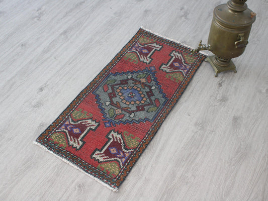 Hand Knotted Wool Affordable Oushak Rug, Pastel Turkish Vintage Rug (3.7 x 6.4 ft)