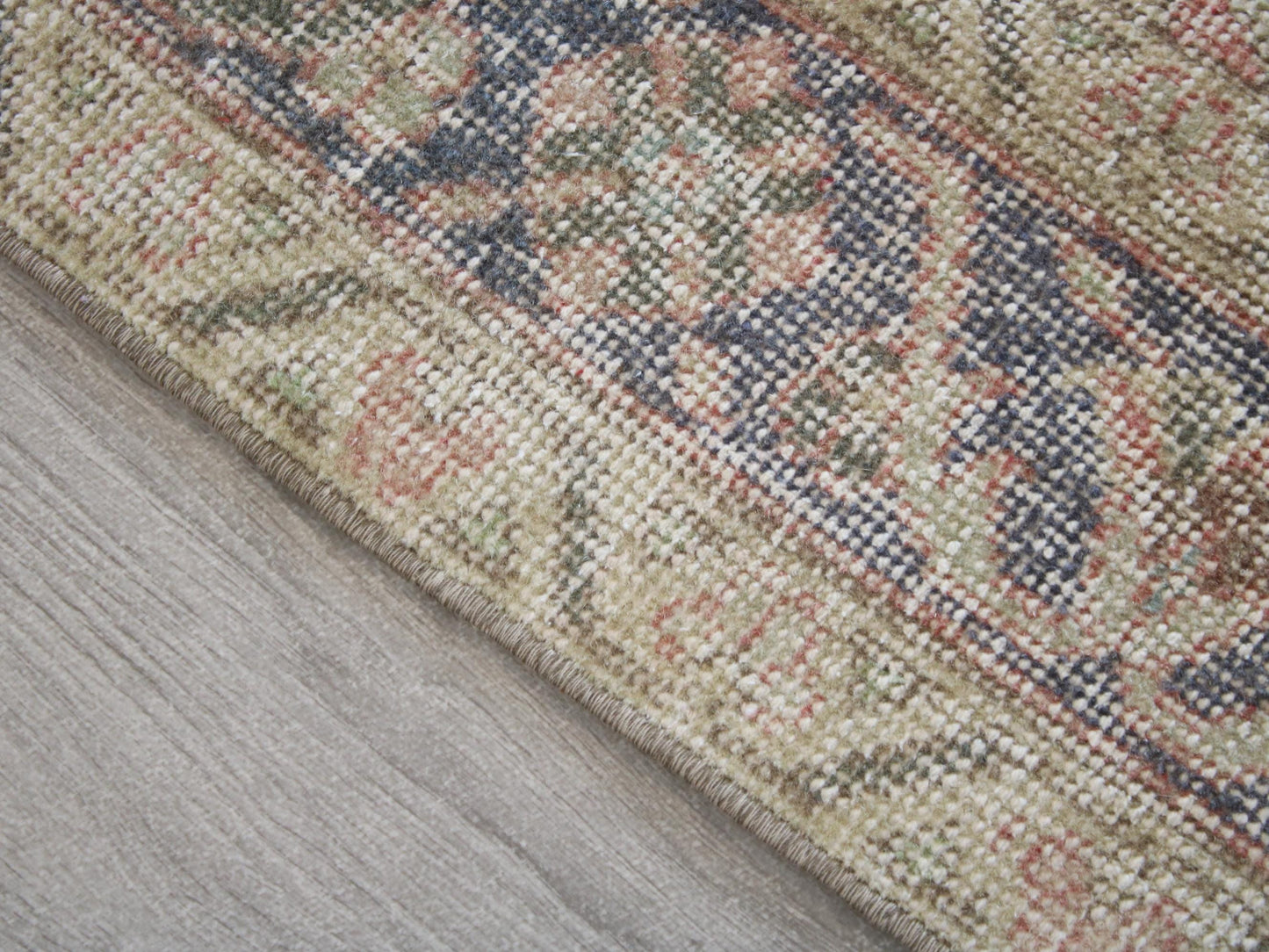 2x8 Handmade Turkish Patchwork Runner Rug, Turkish Tribal Rug(1.7x8.0)Ft