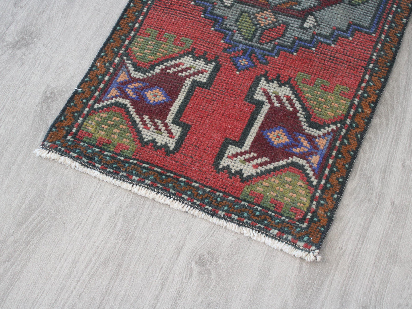Hand Knotted Wool Affordable Oushak Rug, Pastel Turkish Vintage Rug (3.7 x 6.4 ft)