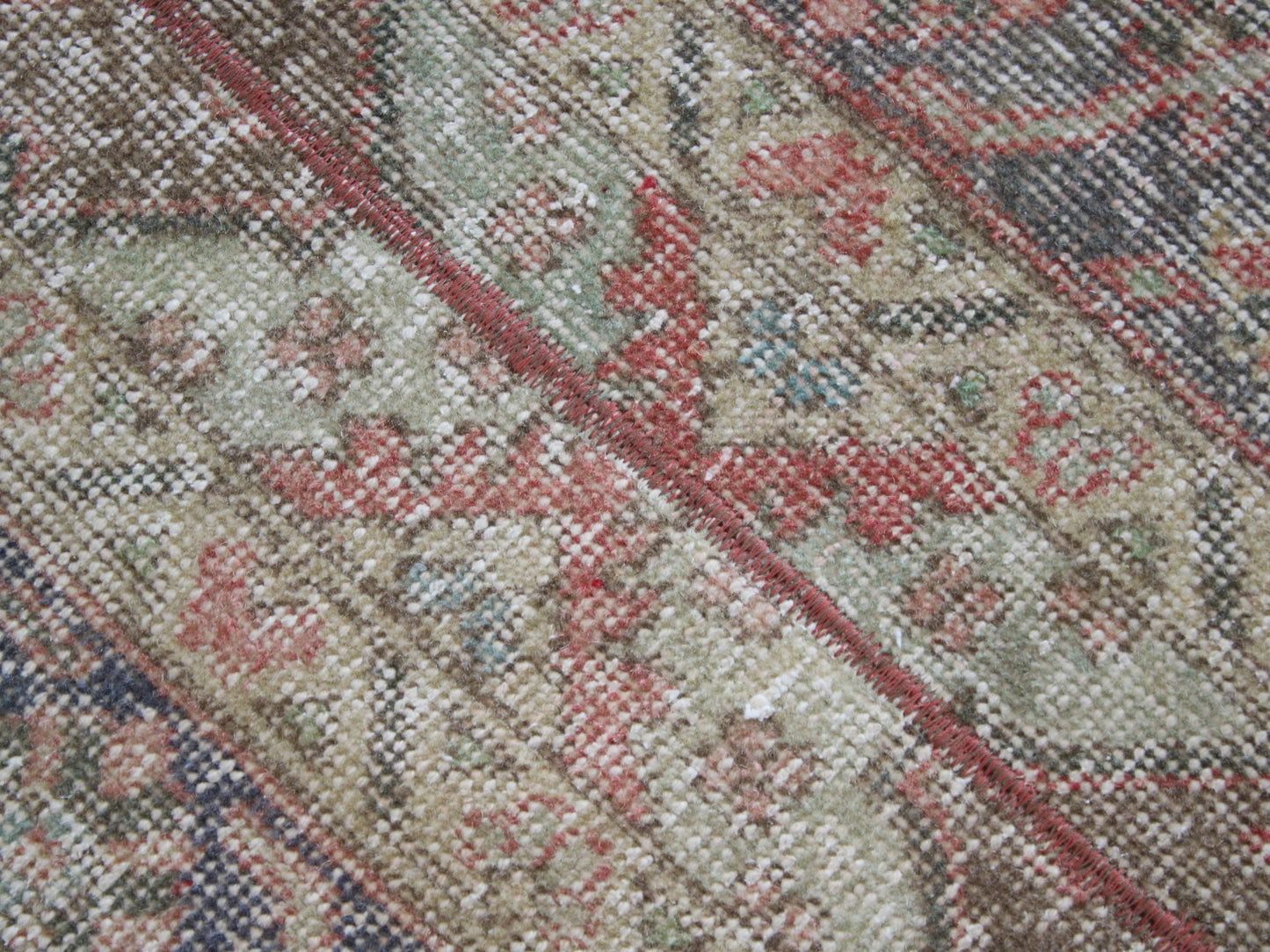 2x8 Handmade Turkish Patchwork Runner Rug, Turkish Tribal Rug(1.7x8.0)Ft
